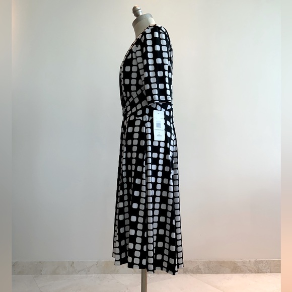 Great Black & White Ladies Office Dress NWT SZ 12 - Picture 4 of 10